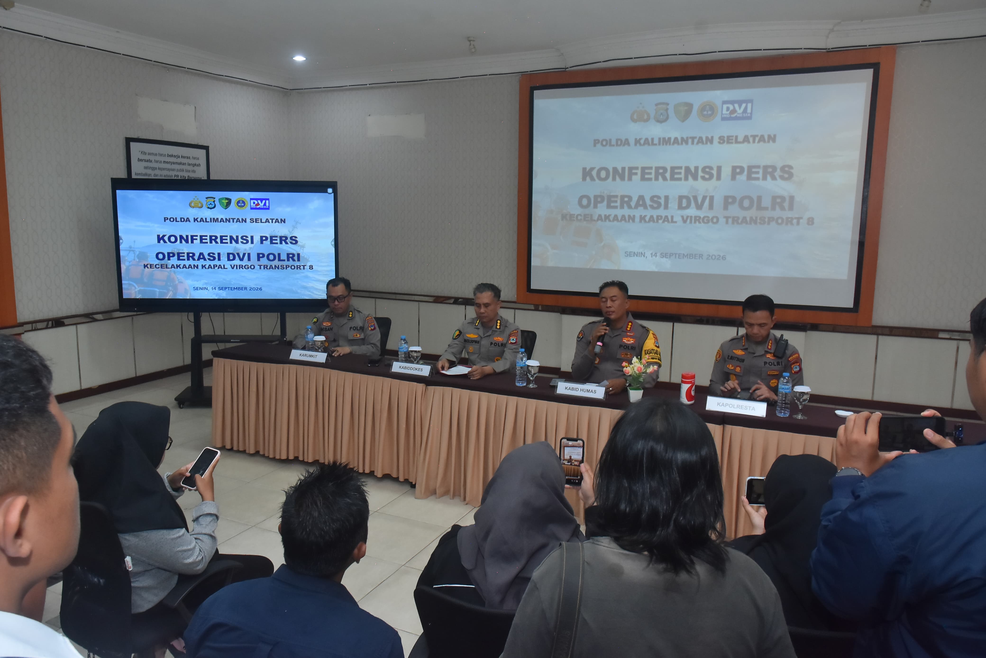 DVI Polda Kalsel Identifikasi Korban KM Virgo Transport 8, Satu Jenazah Terungkap