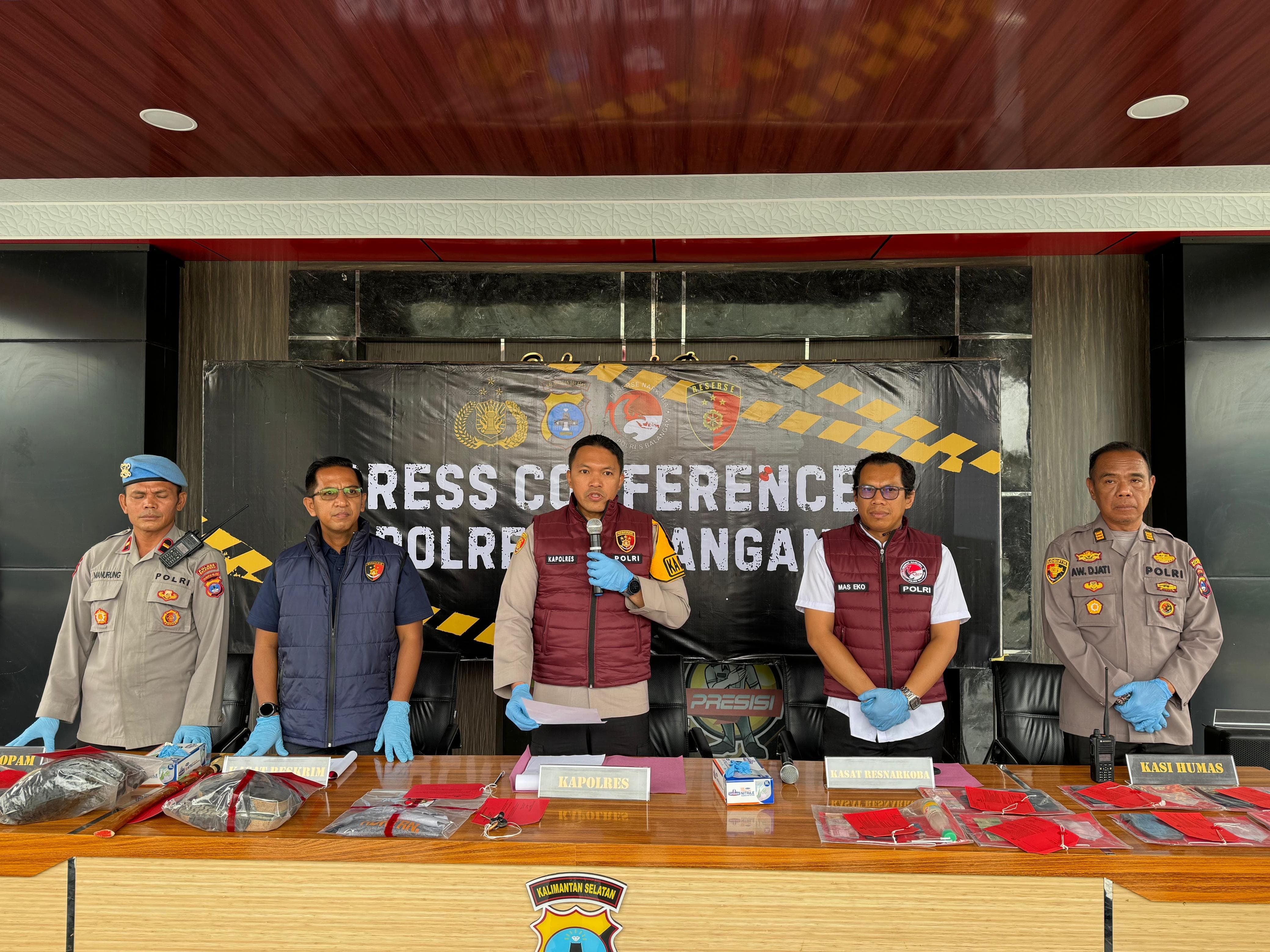 Polres balangan Ungkap Pembunuhan Di Kabiayin, Pelaku Sudah Diamankan Untuk Proses Lebih Lanjut
